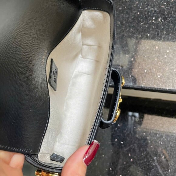 [Final Price] GUCCI Horsebit 1955 Mini Shoulder Bag - Picture 9 of 16